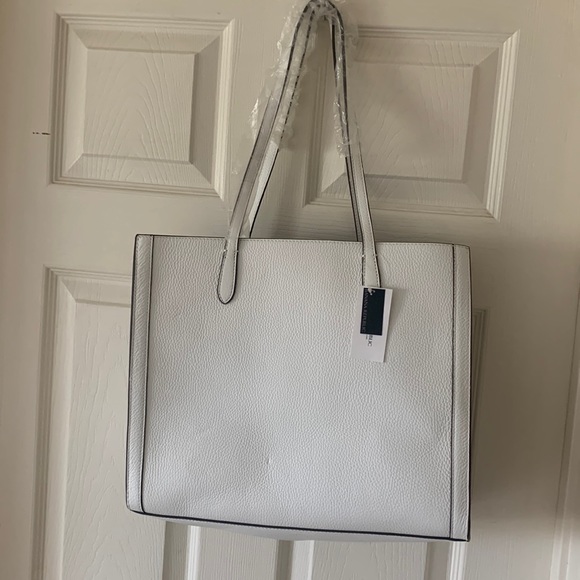 SALE NEW Banana Republic Dual compartment LeatherTOTE - Main Image